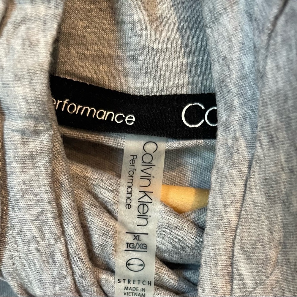 Calvin Klein Gray Women’s XL Hoodie w/Turtle Neck - Picture 3 of 4